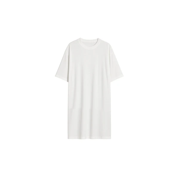 The Frankie Shop Oberon Soft Oversized T-Shirt - White - Oversized Minimalist Tops in White - Shop at Coveti