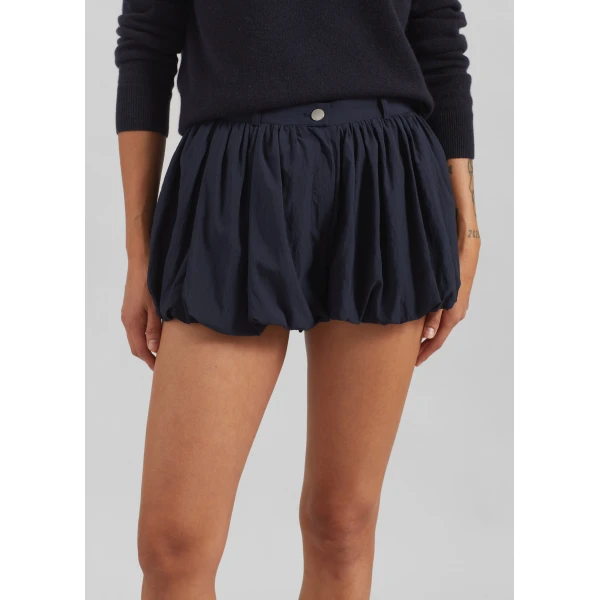 The Frankie Shop Penola Mini Balloon Shorts – Navy, view 5