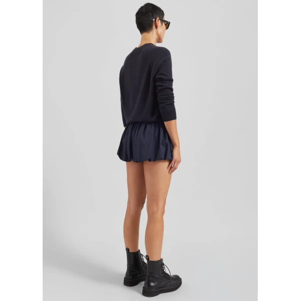 The Frankie Shop Penola Mini Balloon Shorts – Navy, view 8