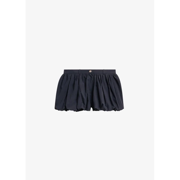 The Frankie Shop Penola Mini Balloon Shorts – Navy, view 9