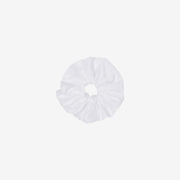 The Frankie Shop Perna Tie Neck Shirt - White - Oversized Minimalist Tops in White - Shop at Coveti