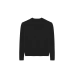 The Frankie Shop Rafaela Padded Knit Sweater - Black - Oversized Minimalist Knitwear in Black - Shop at Coveti