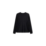 The Frankie Shop Ravvi Soft Padded Top - Black - Oversized Minimalist Tops in Black - Shop at Coveti