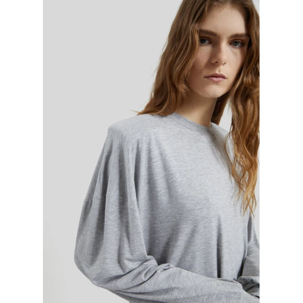 The Frankie Shop Ravvi Soft Padded Top – Grey, view 5