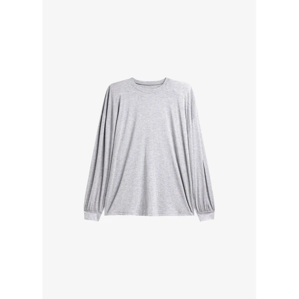 The Frankie Shop Ravvi Soft Padded Top – Grey, view 7