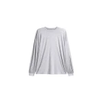 The Frankie Shop Ravvi Soft Padded Top - Grey - Oversized Minimalist Tops in Grey - Shop at Coveti