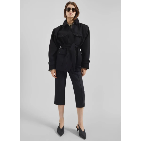 The Frankie Shop Rivoli Capri Pants – Black, view 5