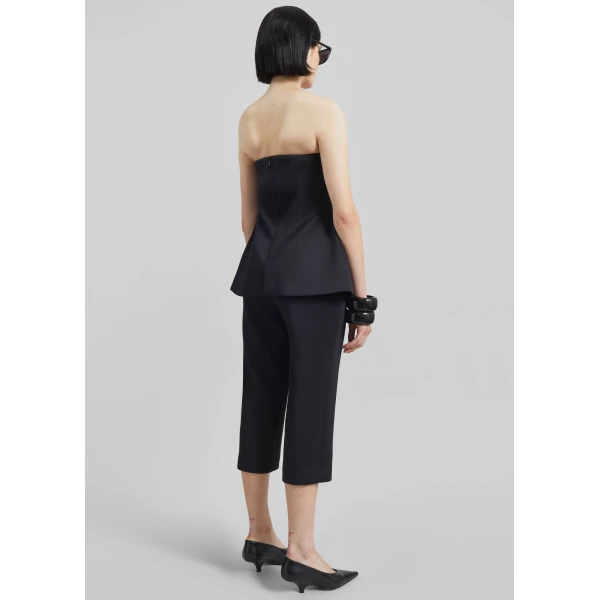 The Frankie Shop Rivoli Hourglass Top – Black, view 7