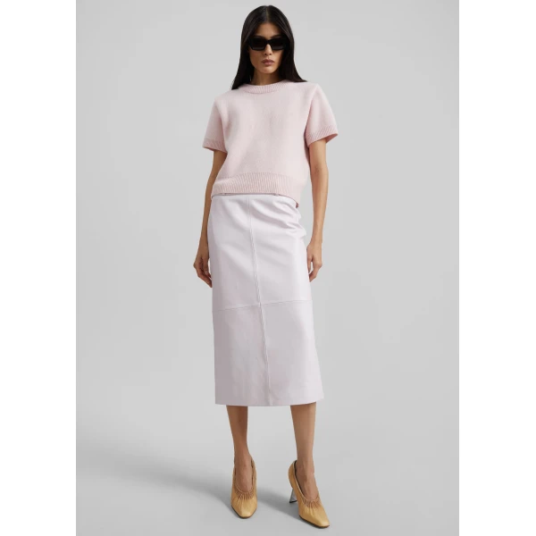 The Frankie Shop Sona Wool Knit Top – Pink, view 5