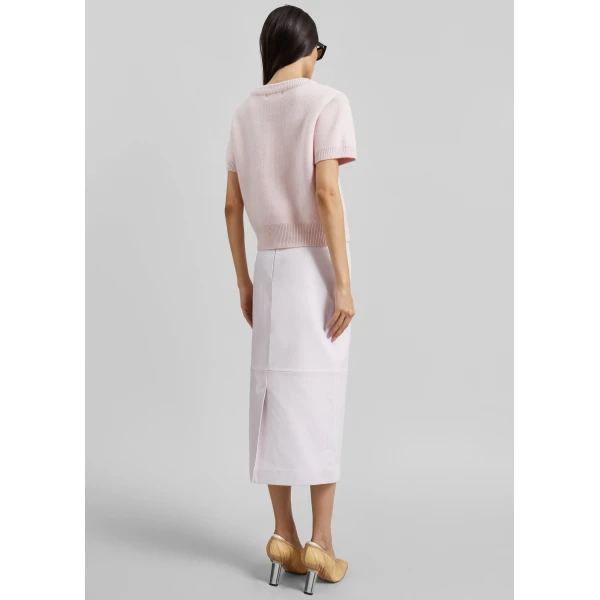 The Frankie Shop Sona Wool Knit Top – Pink, view 7