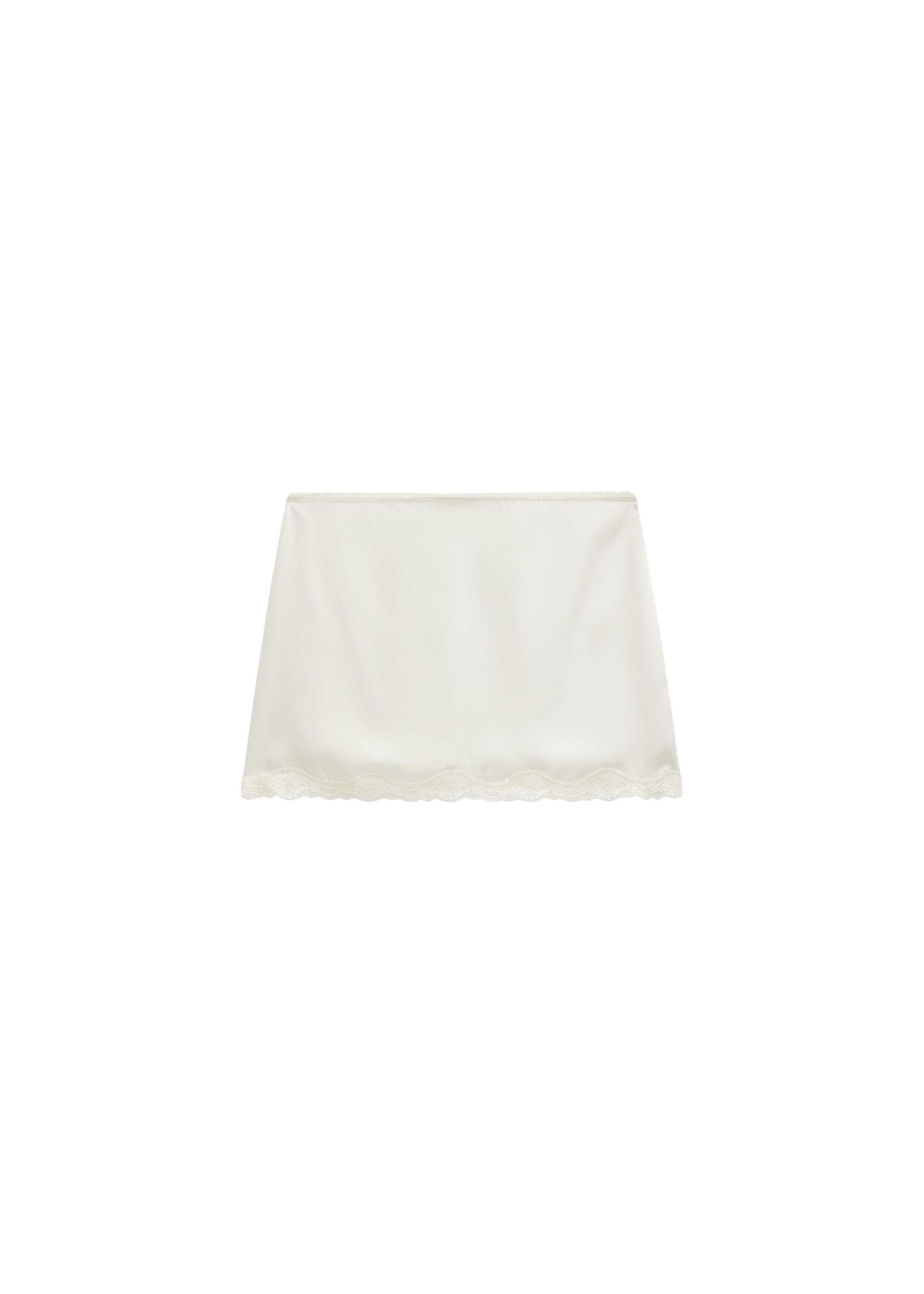 The Frankie Shop Tanvi Lace Mini Skirt – Ivory