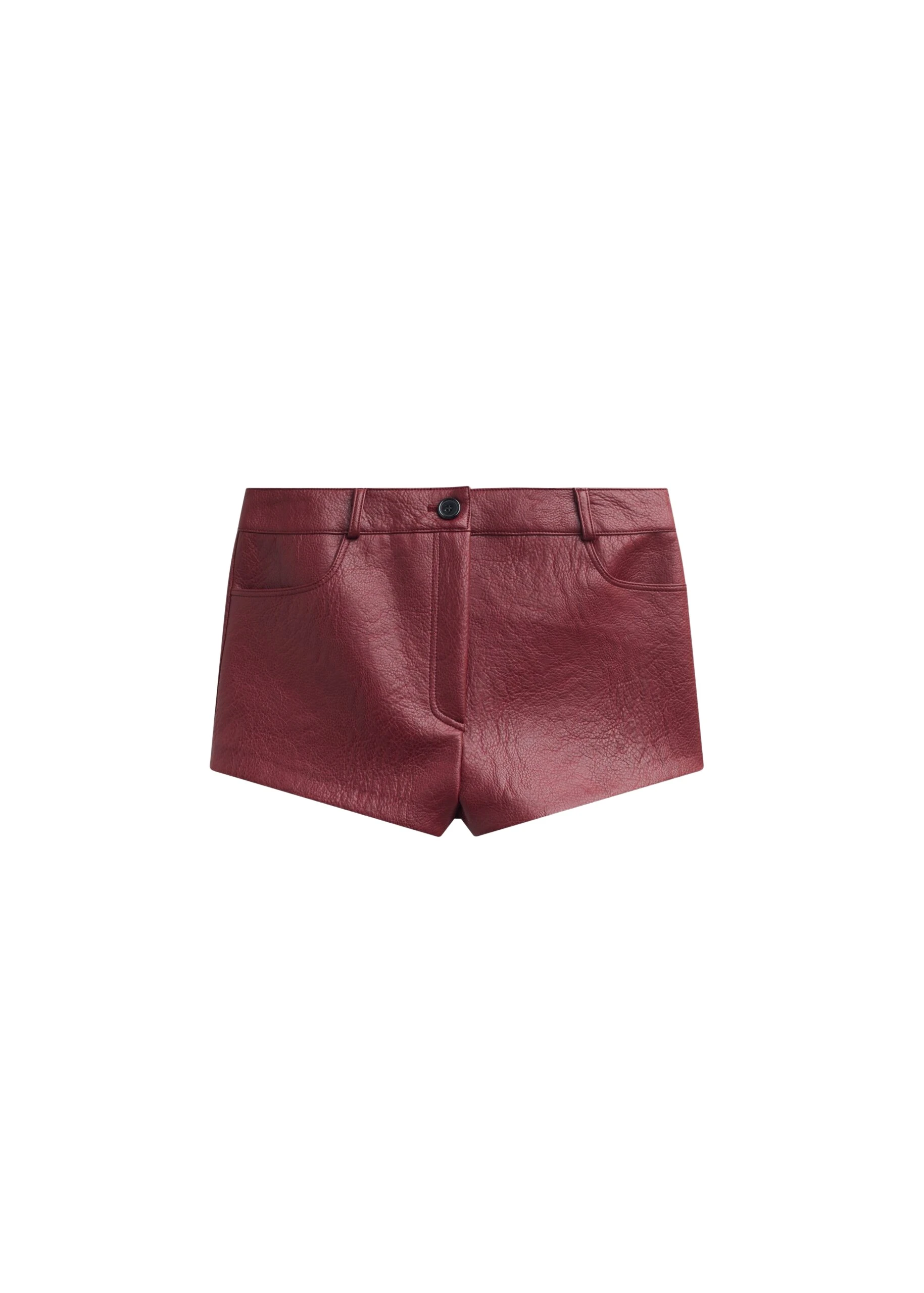 The-Frankie-Shop-Troye-Faux-Leather-Hot-Pants-Burgundy-coveti-scaled74836_nobg The Frankie Shop Troye Faux Leather Hot Pants - Burgundy - Oversized Minimalist Pants in Red - Shop at Coveti