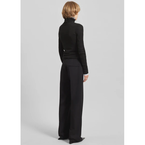 The Frankie Shop Utica Thin Turtleneck Sweater – Black, view 9