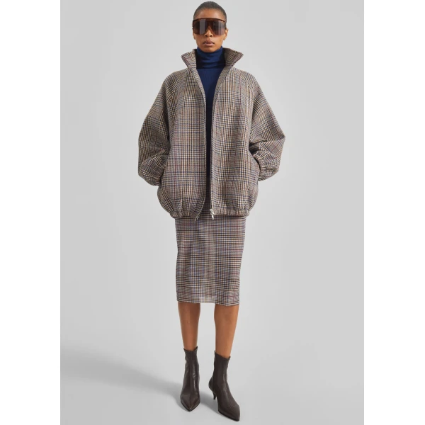 The Frankie Shop Utica Thin Turtleneck Sweater – Blue, view 4