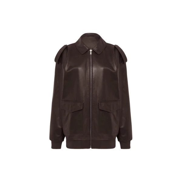 Viper Leather Jacket - Brown