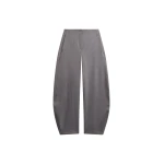 The Frankie Shop Vosges Barrel Leg Pants - Grey - Oversized Minimalist Pants in Grey - Shop at Coveti