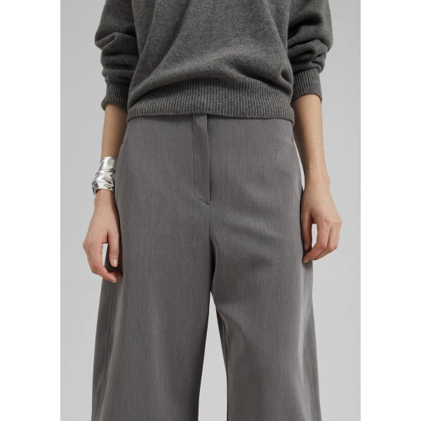 The Frankie Shop Vosges Barrel Leg Pants – Grey, view 7