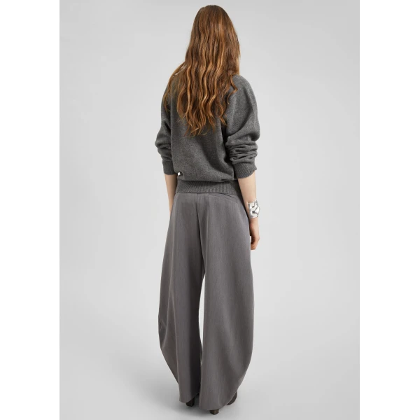 The Frankie Shop Vosges Barrel Leg Pants – Grey, view 9