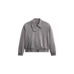 The Frankie Shop Vosges Padded Blouson Jacket - Grey - Oversized Minimalist Jackets in Grey - Shop at Coveti