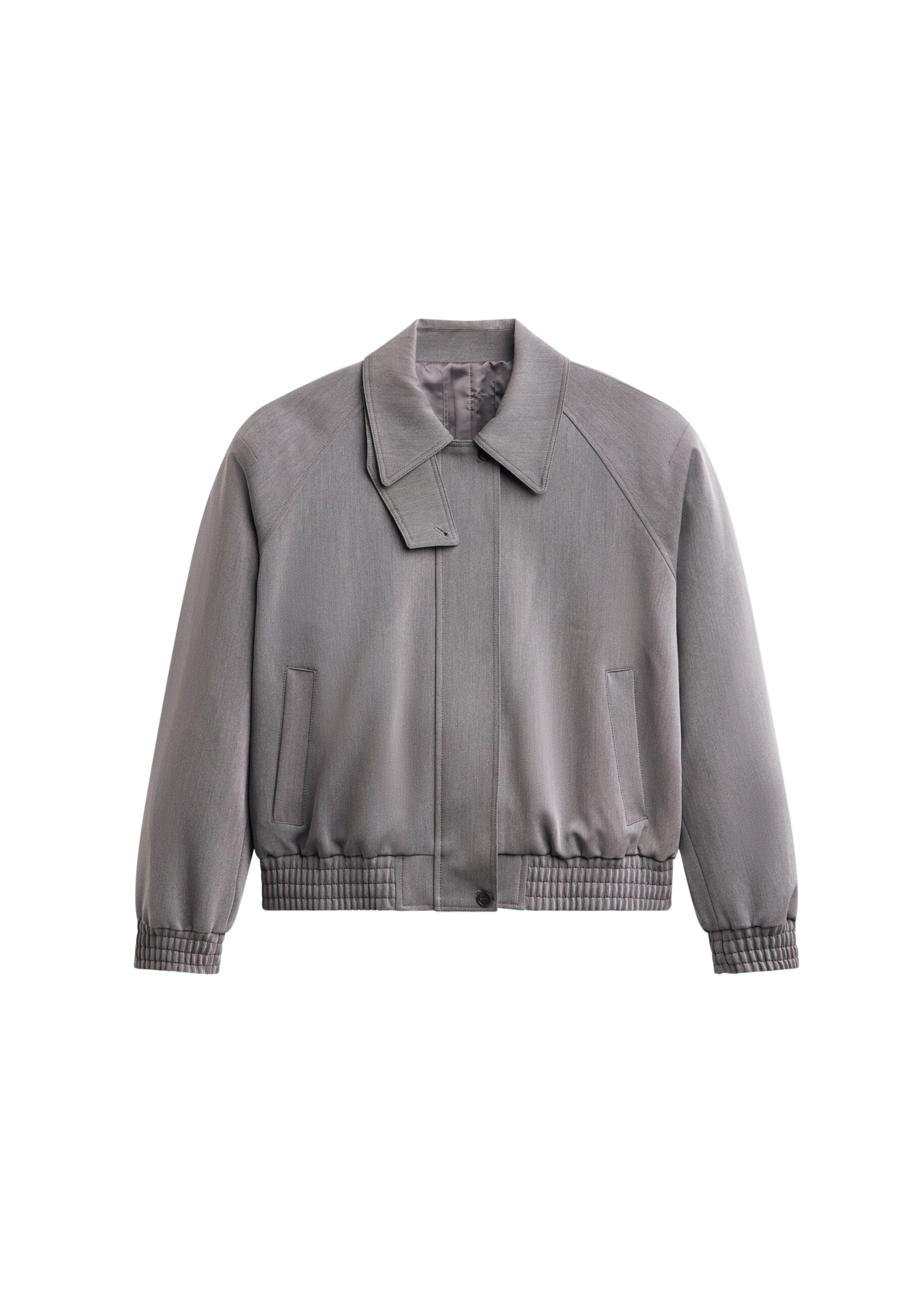 The Frankie Shop Vosges Padded Blouson Jacket – Grey