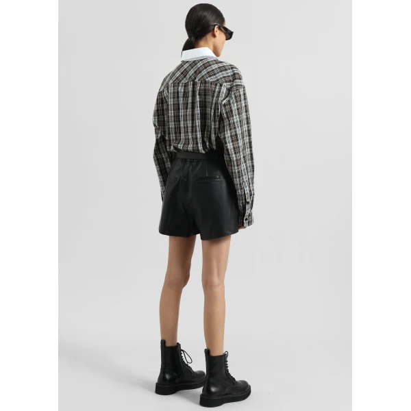 The Frankie Shop Weska Plaid Shirt – Multicolor, view 7