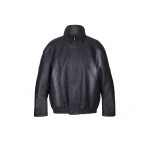 The Frankie Shop Zion Quilted Bomber Jacket - Black - Oversized Minimalist Jackets in Black - Shop at Coveti