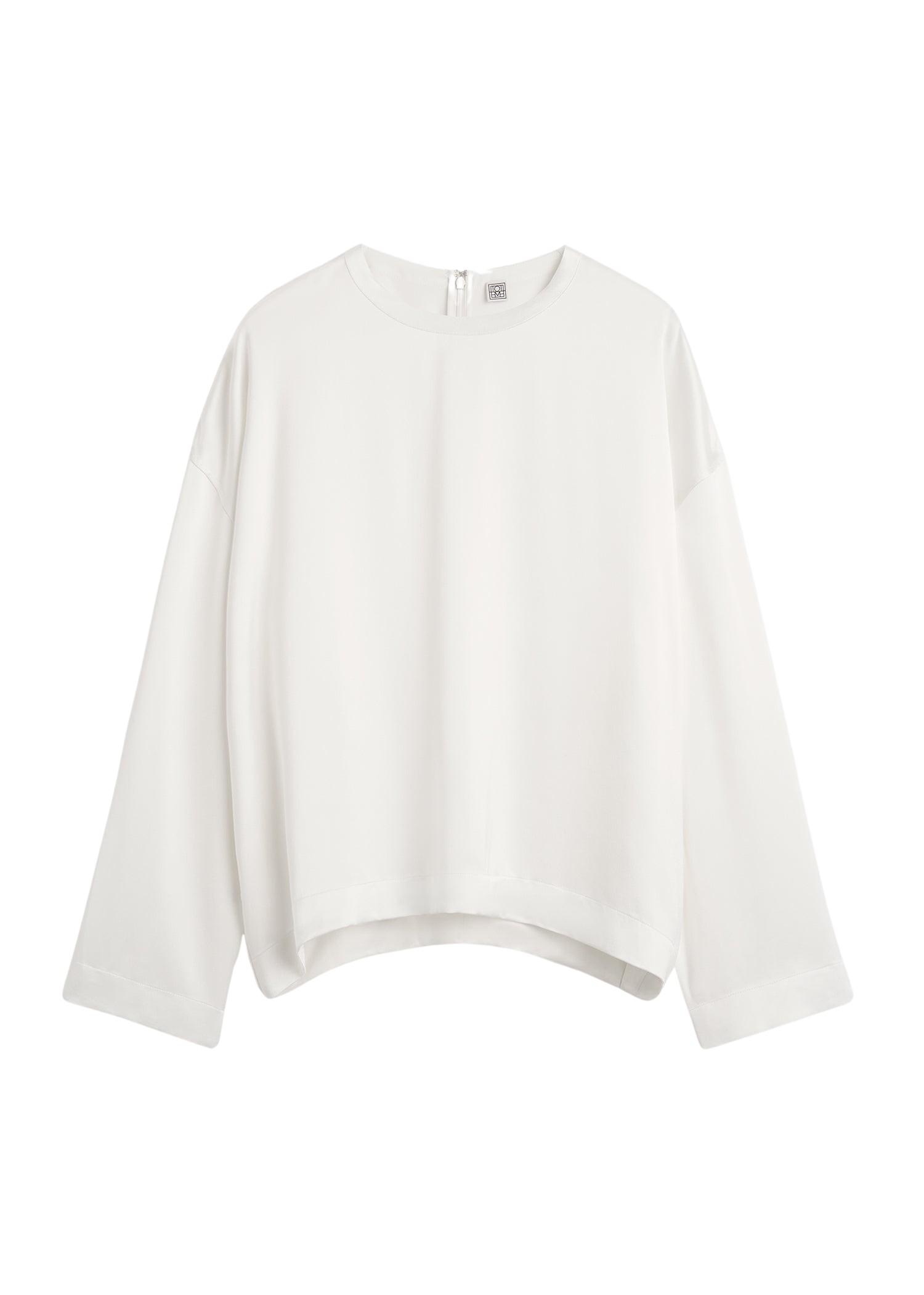 Toteme-Boxy-satin-top-white37801_nobg Toteme Tops with minimalist design at Coveti
