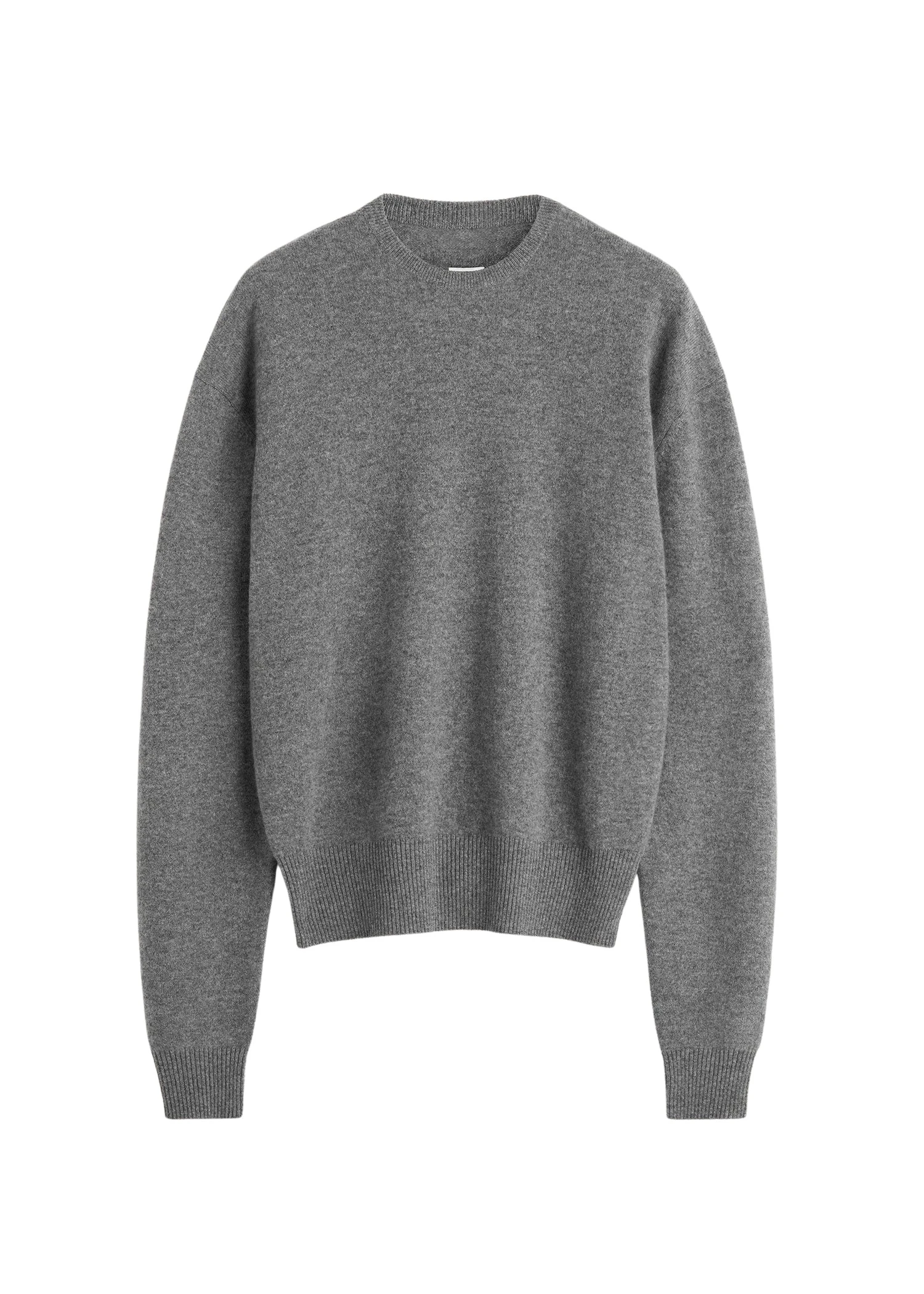 Toteme-Classic-cashmere-crew-knit-mid-grey94652_nobg Toteme Knitwear with minimalist design at Coveti