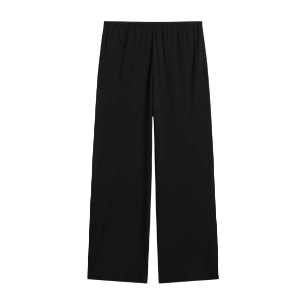 Toteme Cotton silk pj bottoms black