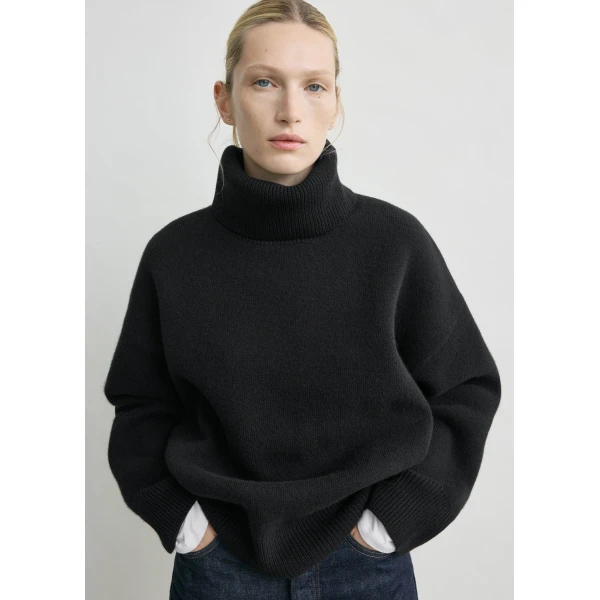 Double-knit turtleneck black - Image 5