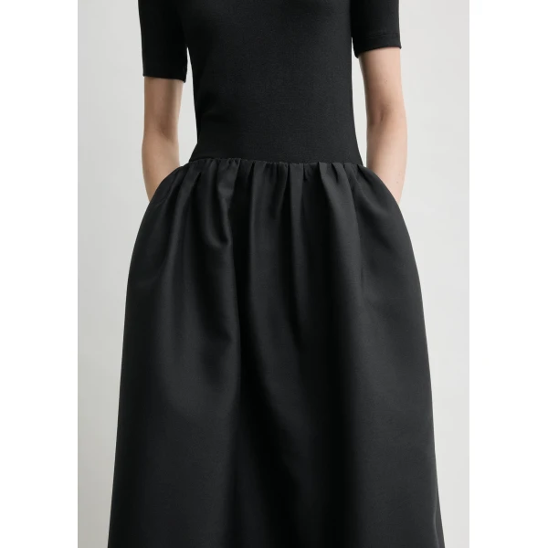 Gathered evening skirt black - Image 5