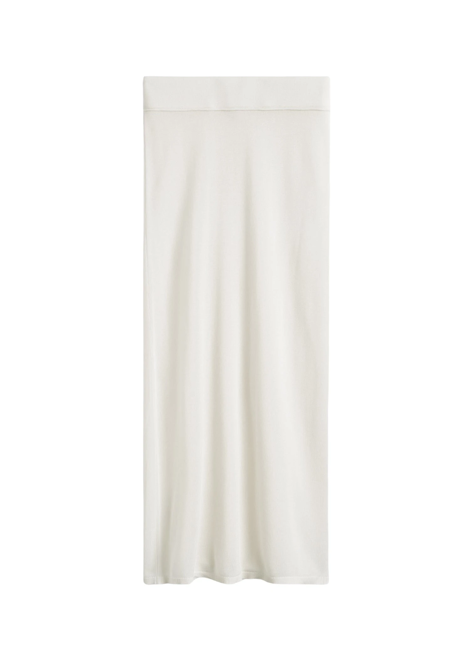 Toteme-Long-knit-skirt-white64368_nobg Toteme Skirts with minimalist design at Coveti