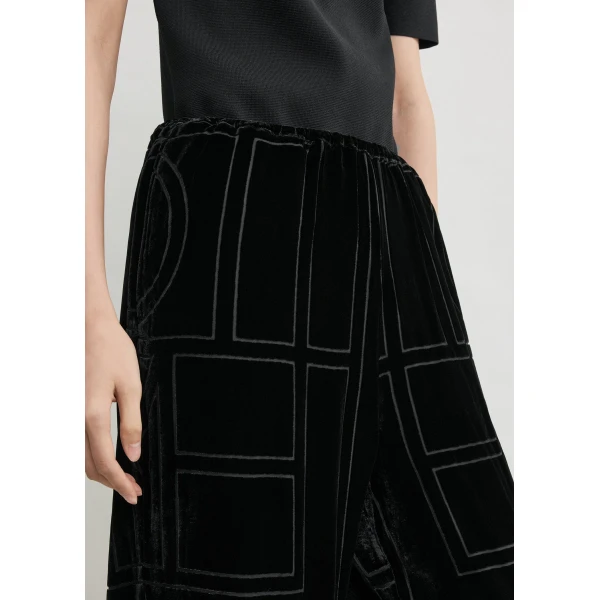 Monogram devoré pj bottoms black - Image 5