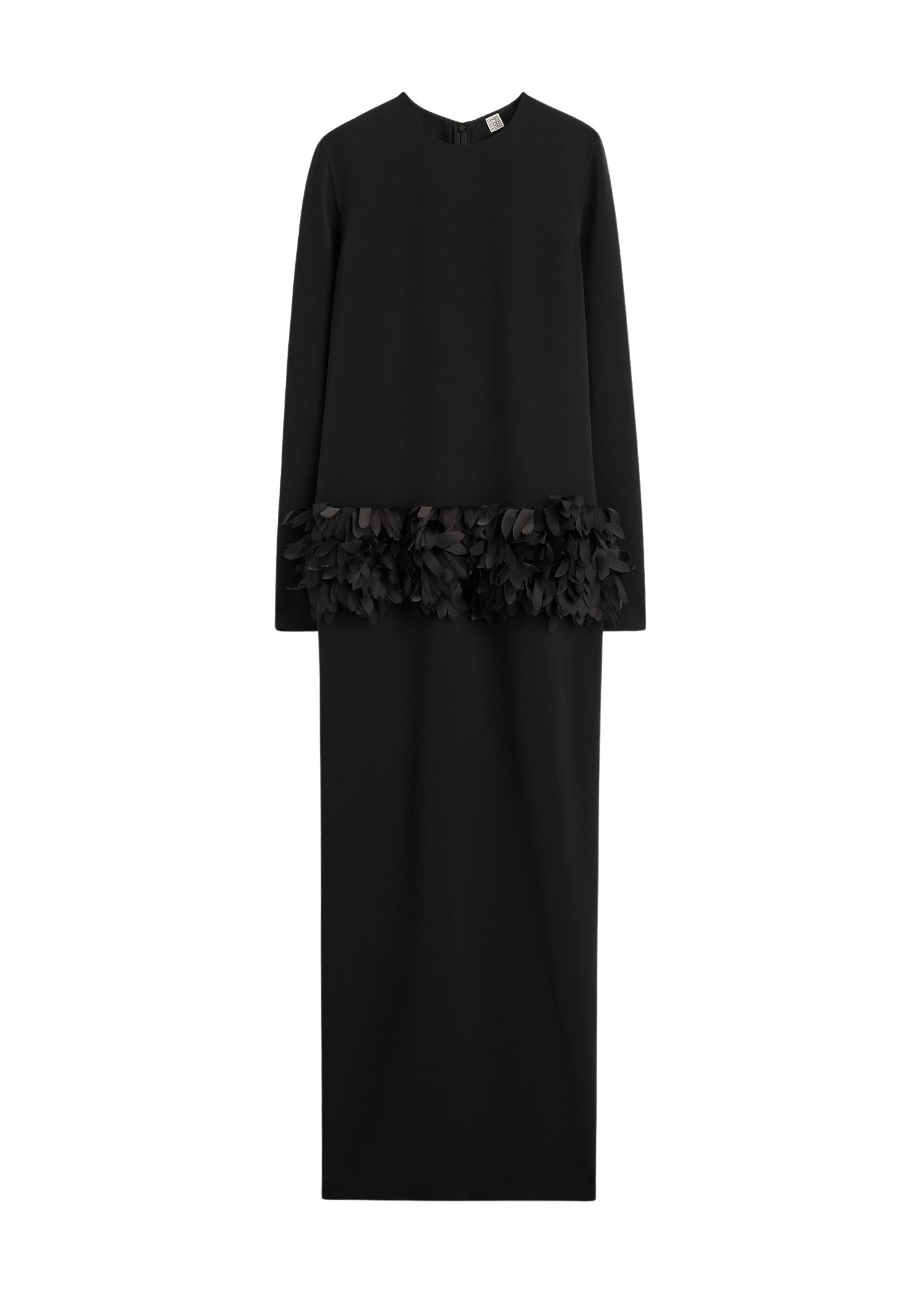 Toteme-Petal-dress-black75199_nobg Toteme Dresses with minimalist design at Coveti