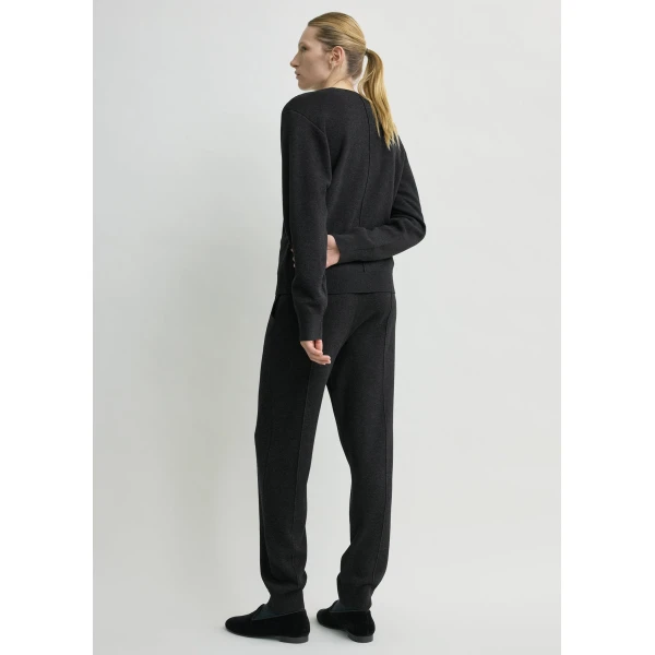 Pintucked sweater charcoal - Image 5