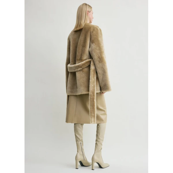 Plush shearling jacket rye - Image 5