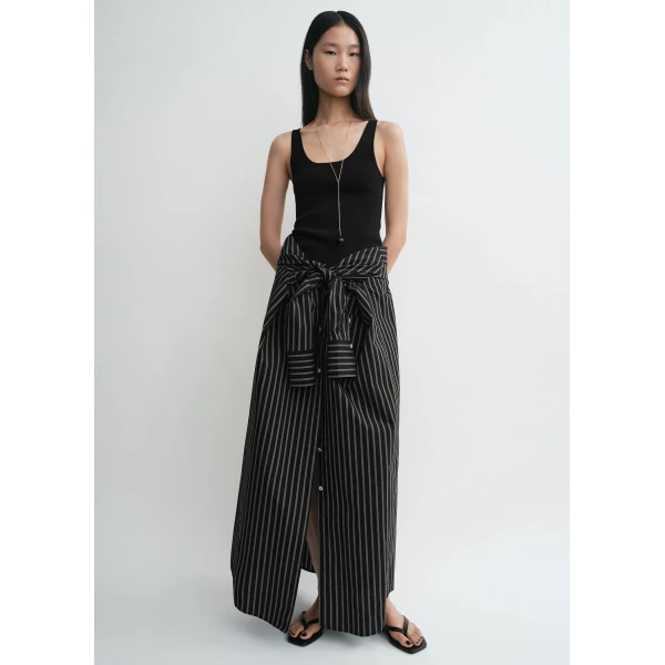 Striped summer tunic black/white - Image 3
