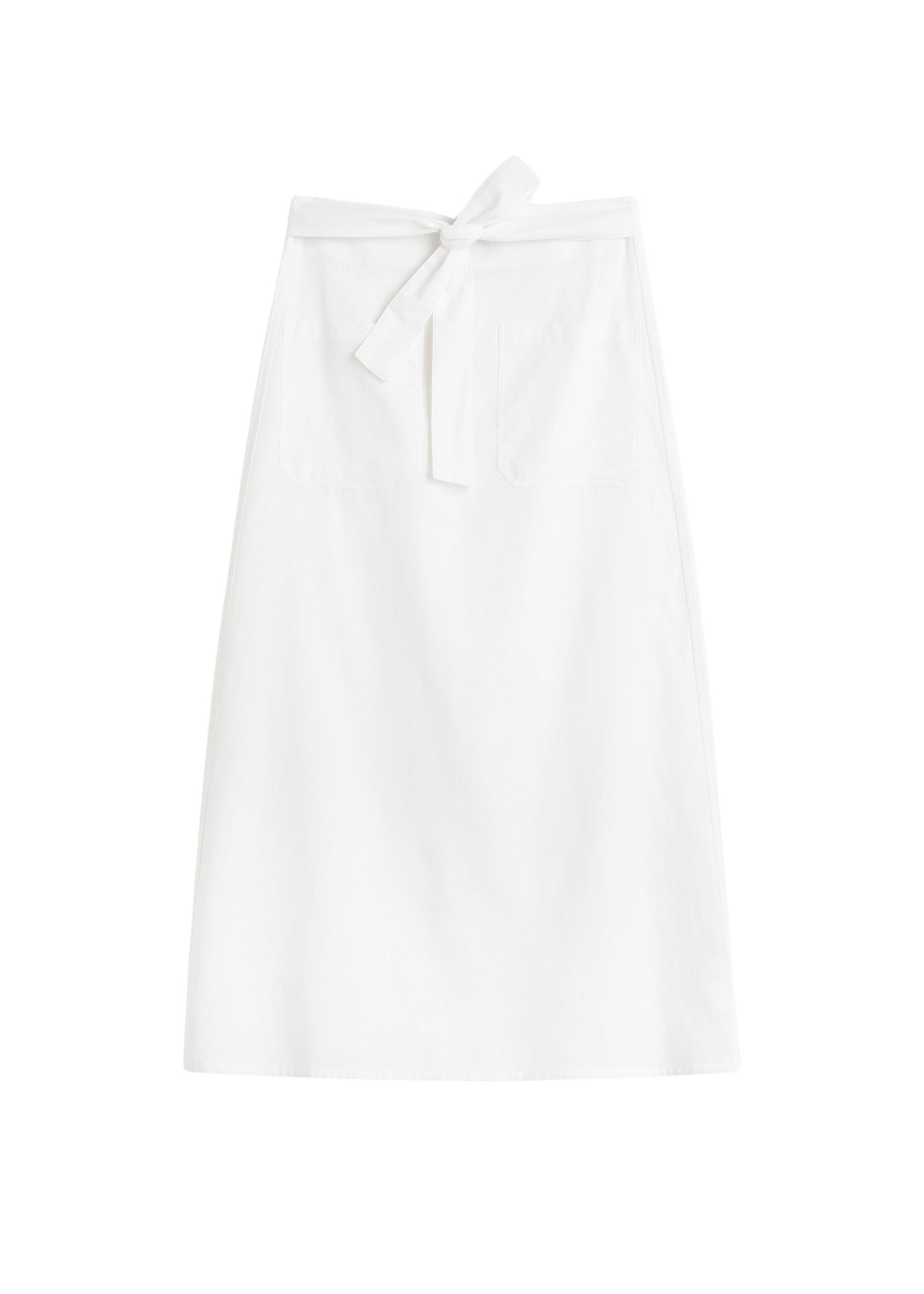 Toteme Tie-waist skirt white