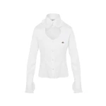 Vivienne Westwood Toulouse Frill Shirt - Vivienne Westwood Tops - Punk Luxury - Shop at Coveti