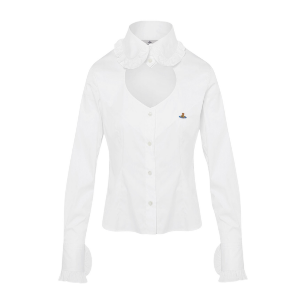 Vivienne Westwood Toulouse Frill Shirt - Vivienne Westwood Tops - Punk Luxury - Shop at Coveti