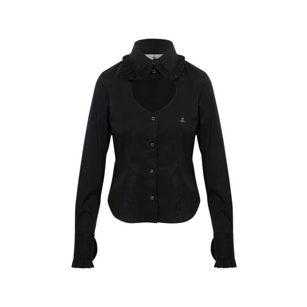 Vivienne Westwood Toulouse Frill Shirt - Vivienne Westwood Tops - Punk Luxury - Shop at Coveti