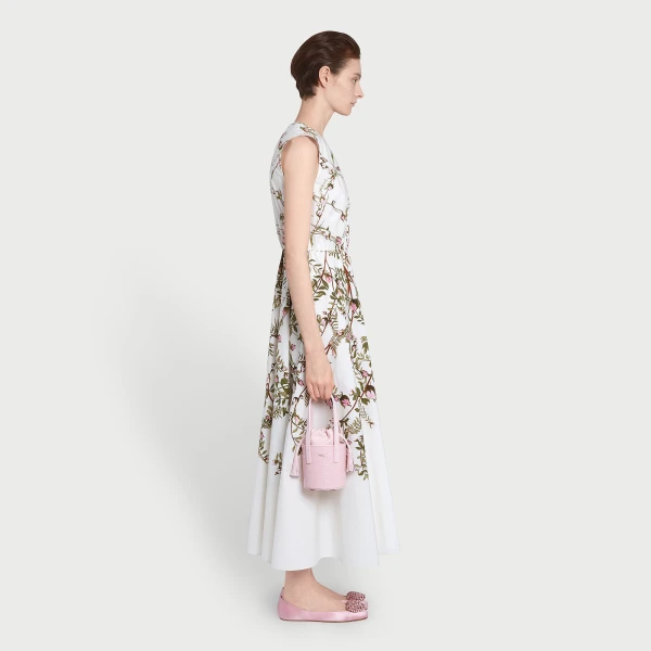 Giambattista Valli Treillage Ivory Popeline Midi Dress - Giambattista Valli Dresses - Romantic Couture - Shop at Coveti