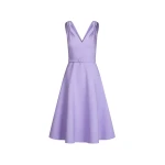 Oscar de la Renta Twist-Detailed Wool Dress - Oscar de la Renta Dresses - American Couture - Shop at Coveti