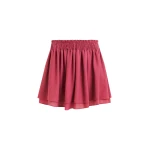 Essentiel Antwerp Vintage pink ruffled layered mini skirt - Essentiel Antwerp Skirts - Colorful Belgian Design - Shop at Coveti