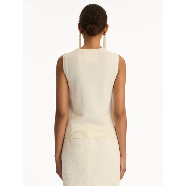 Oscar de la Renta Virgin Wool Tank - Oscar de la Renta Tops - American Couture - Shop at Coveti