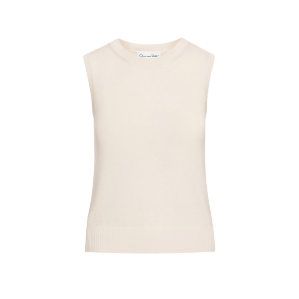 Oscar de la Renta Virgin Wool Tank - Oscar de la Renta Tops - American Couture - Shop at Coveti