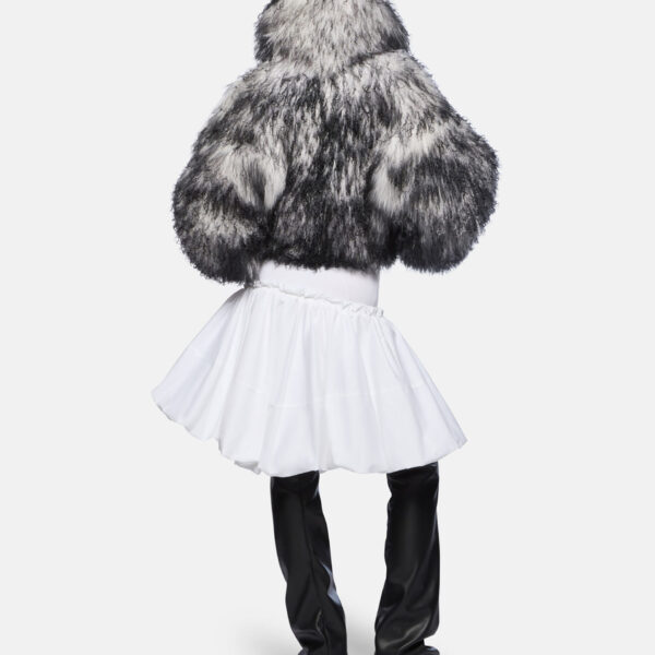 The Attico White And Black Bomber - The Attico Jackets - Designed by Gilda Ambrosio & Giorgia Tordini - Shop at Coveti