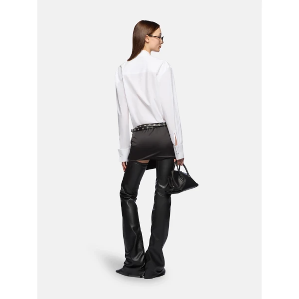 The Attico White And Black Mini Dress, view 3
