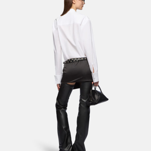 The Attico White And Black Mini Dress - The Attico Dresses - Designed by Gilda Ambrosio & Giorgia Tordini - Shop at Coveti