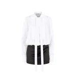The Attico White And Black Mini Dress - The Attico Dresses - Designed by Gilda Ambrosio & Giorgia Tordini - Shop at Coveti